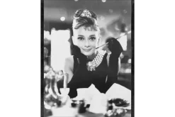 Art Print Audrey Hepburn Zwart-wit AAE178