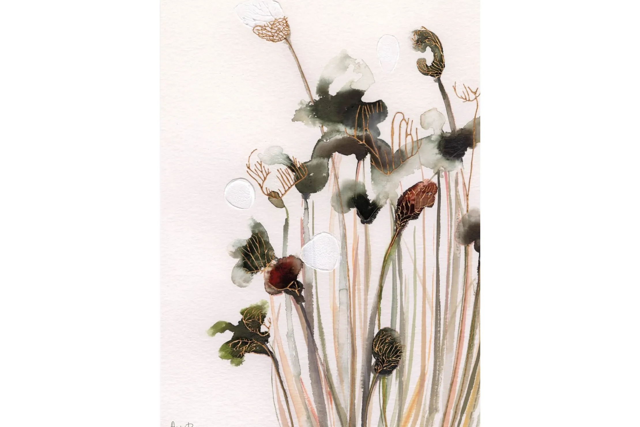 Art Print Pastel Flowers