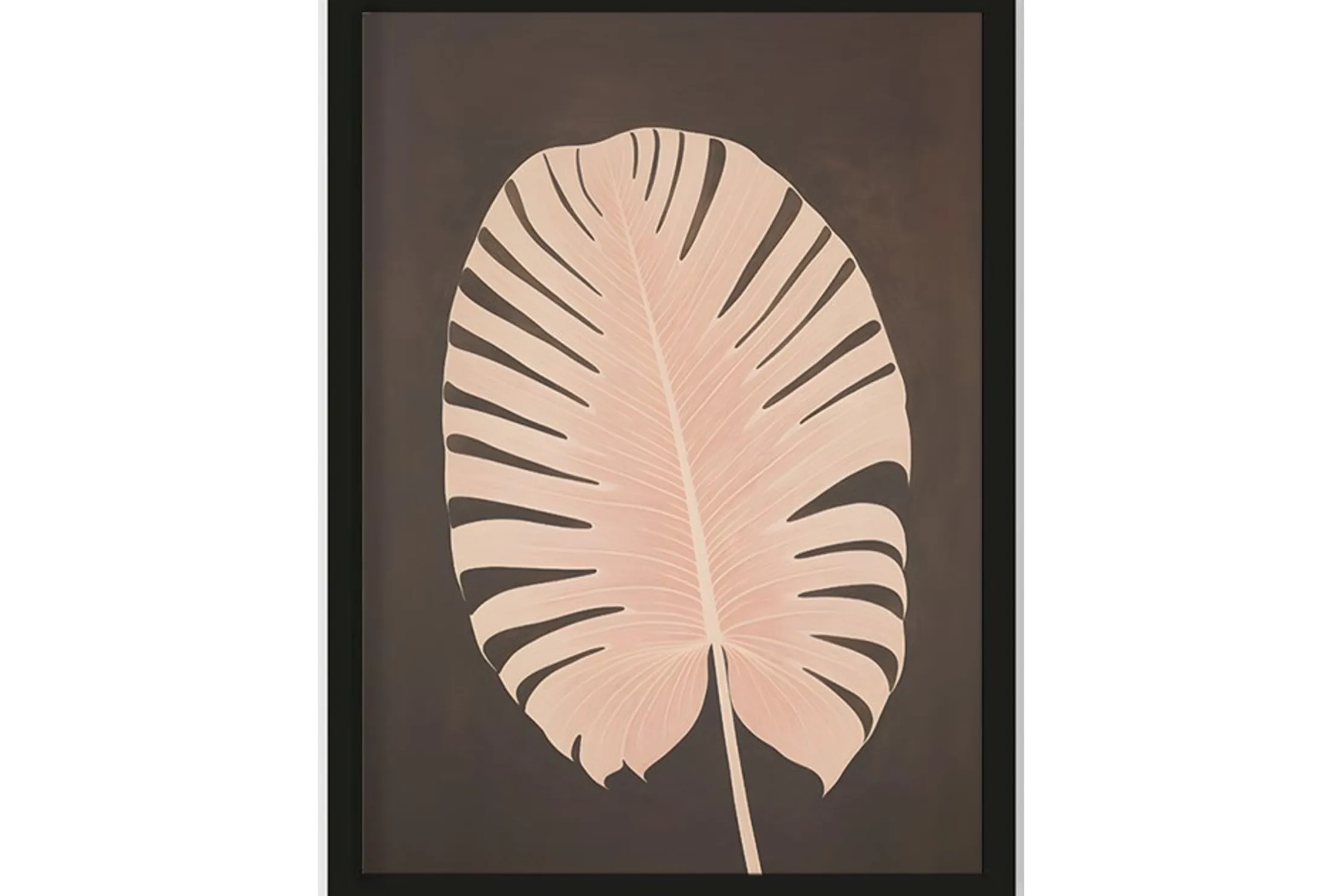 Art Print Pink Leaf