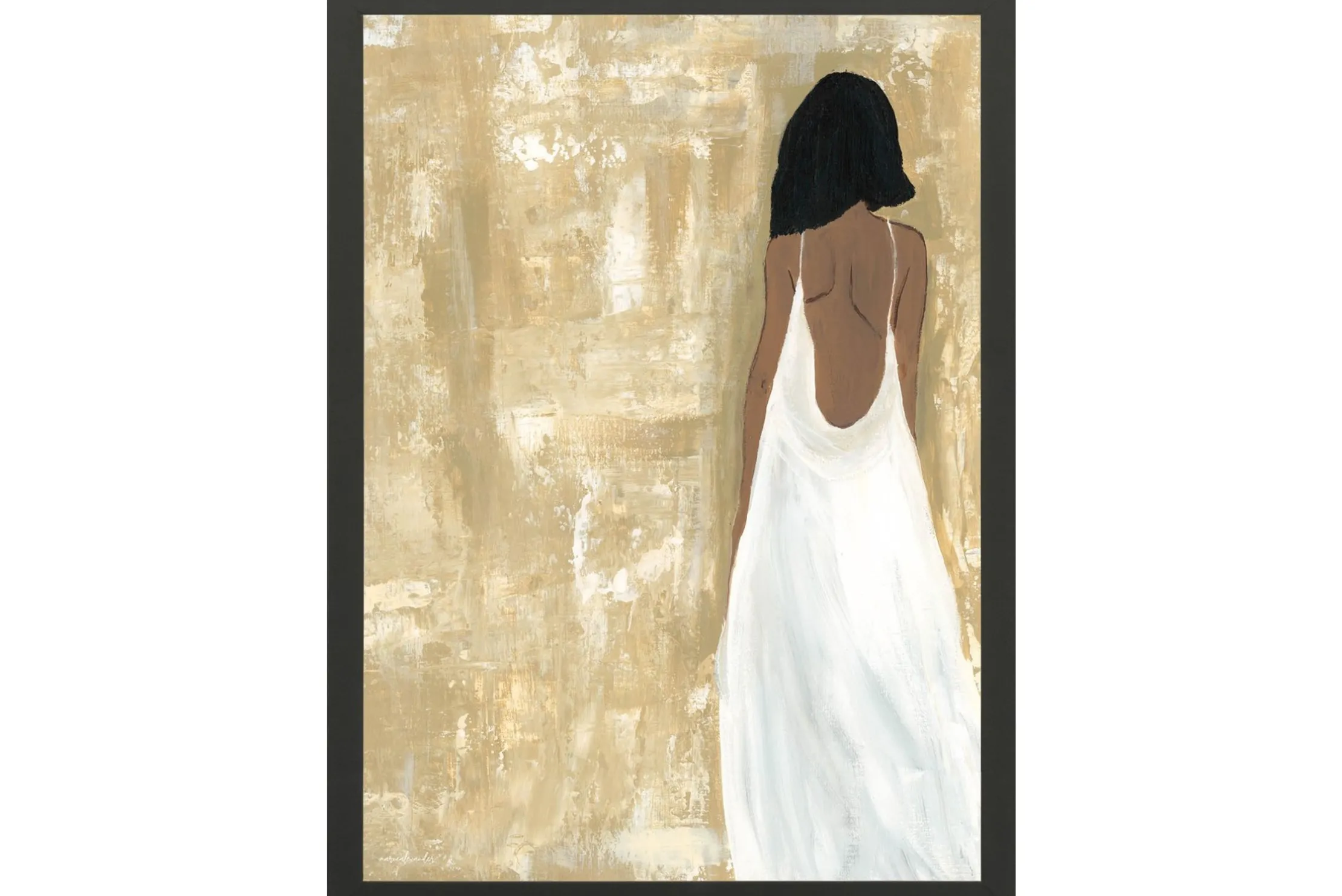 Art Print She Opened Her Heart