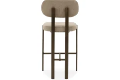 Barkruk Wave Beige - Anodic Brown Rivano