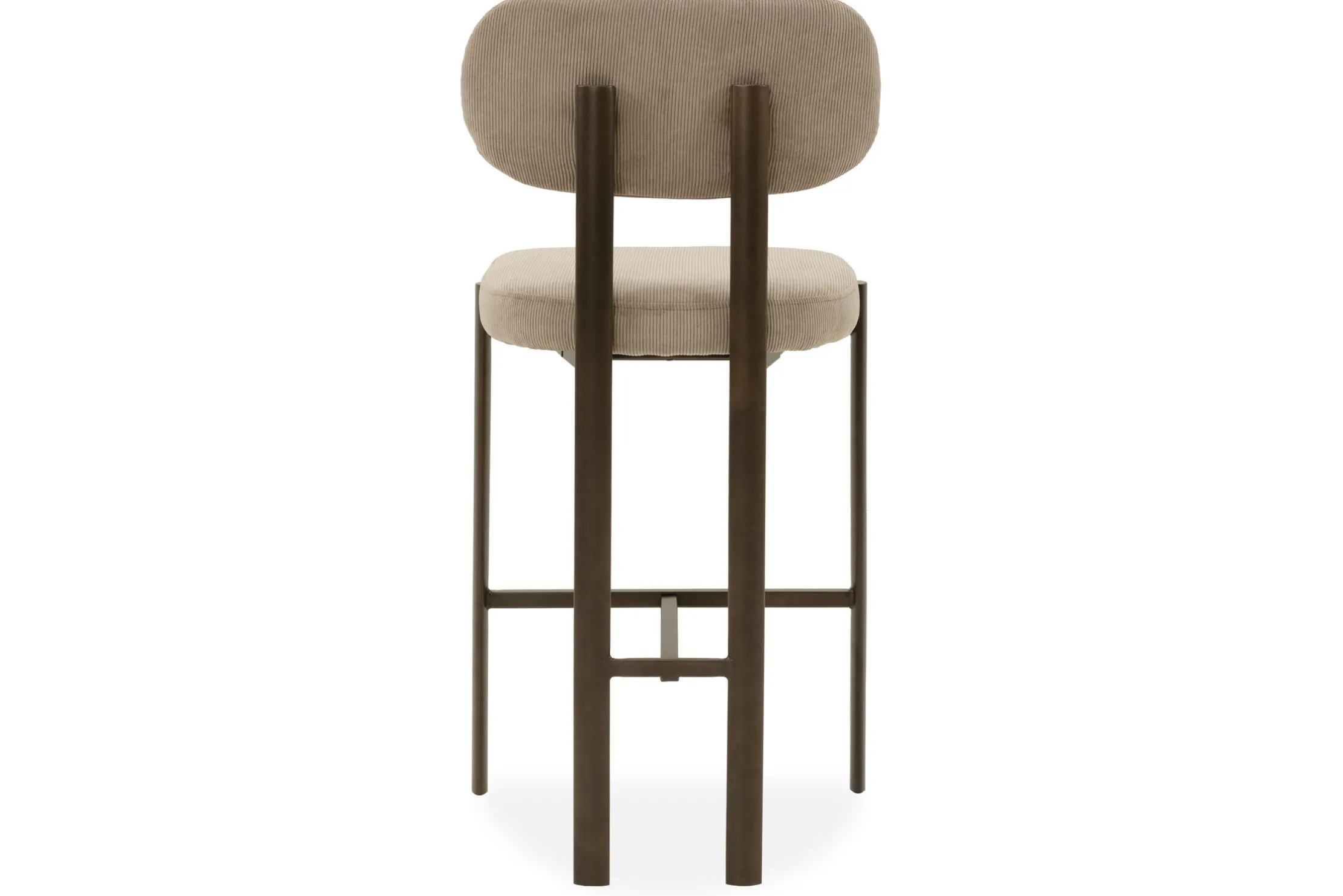 Barkruk Wave Beige - Anodic Brown Rivano