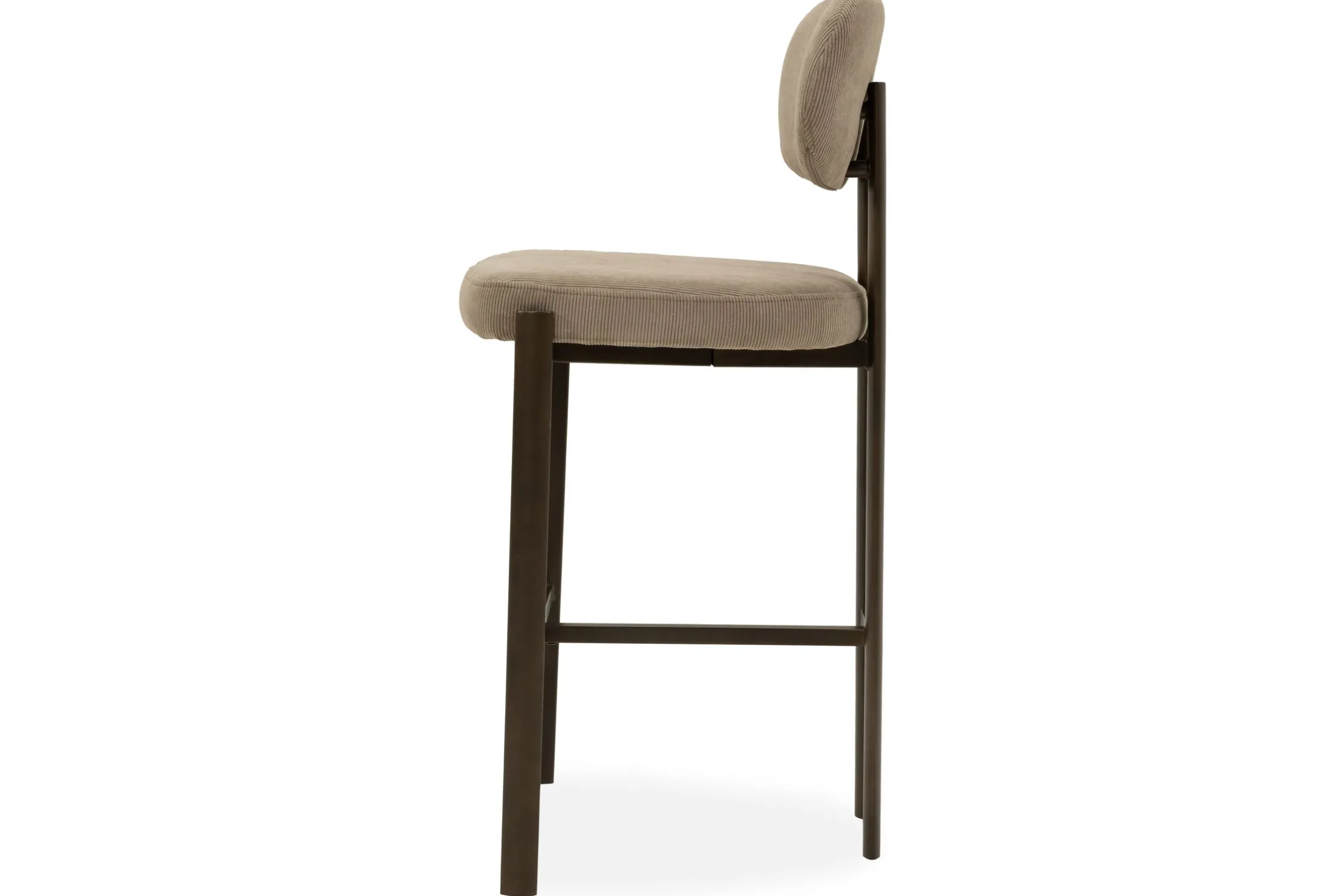 Barkruk Wave Beige - Anodic Brown Rivano