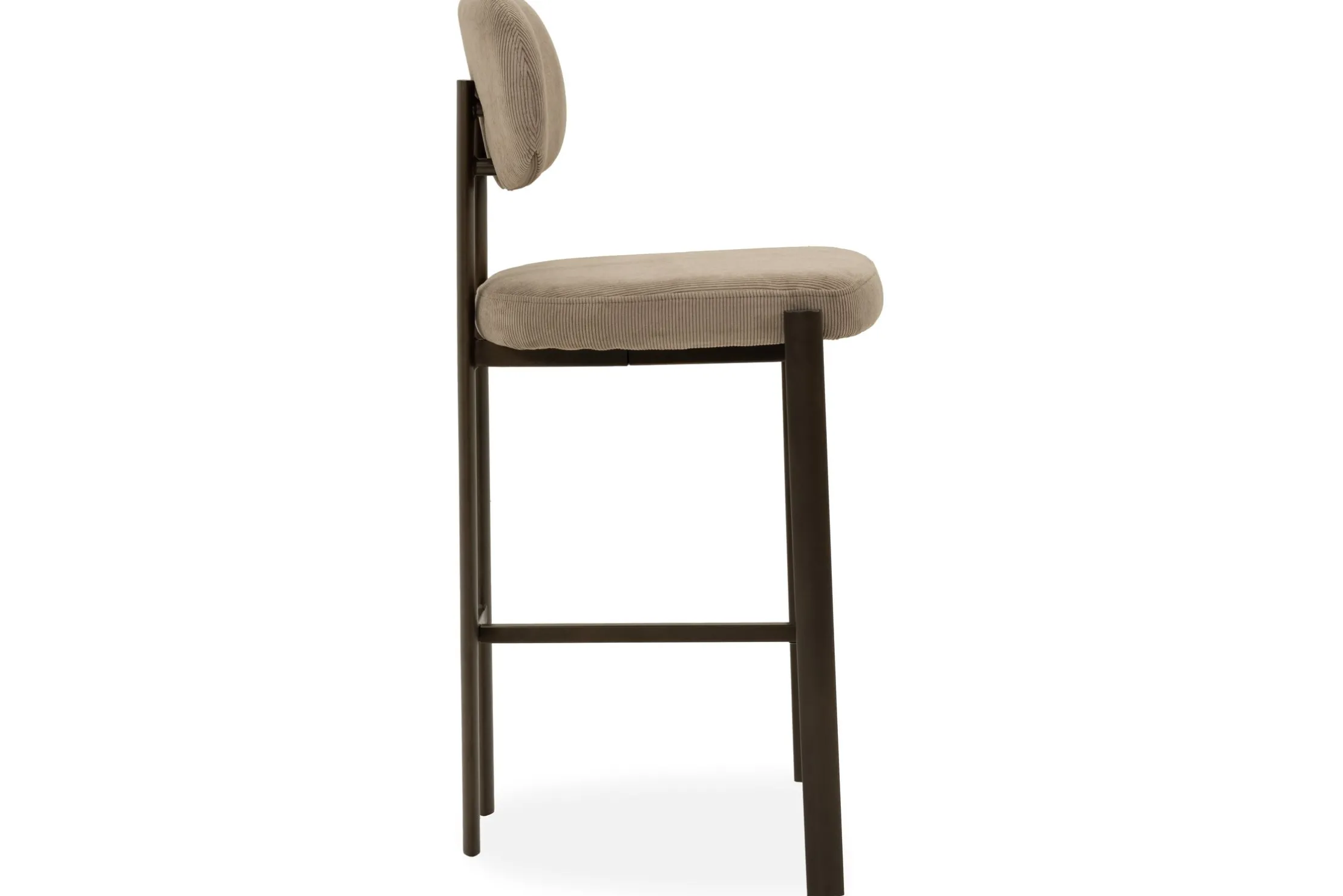Barkruk Wave Beige - Anodic Brown Rivano