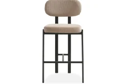 Barkruk Wave Beige - Black Rivano
