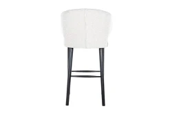 Barstoel 210675 White Bouclé Indigo