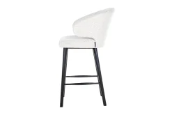 Barstoel 210675 White Bouclé Indigo