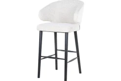 Barstoel 210675 White Bouclé Indigo