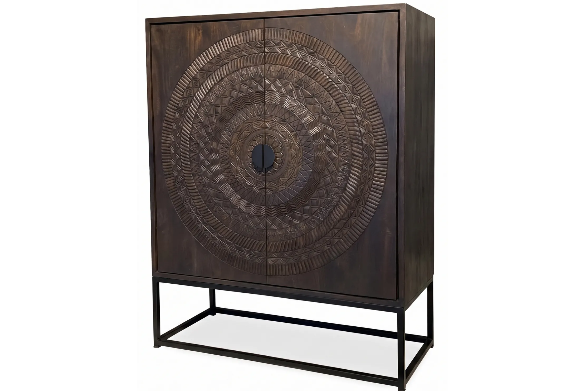 Bergkast Carved Cabinet