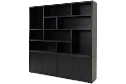 Bergkast zwart Velori