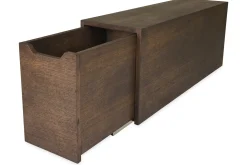 Bijzettafel bruin met lade Felix