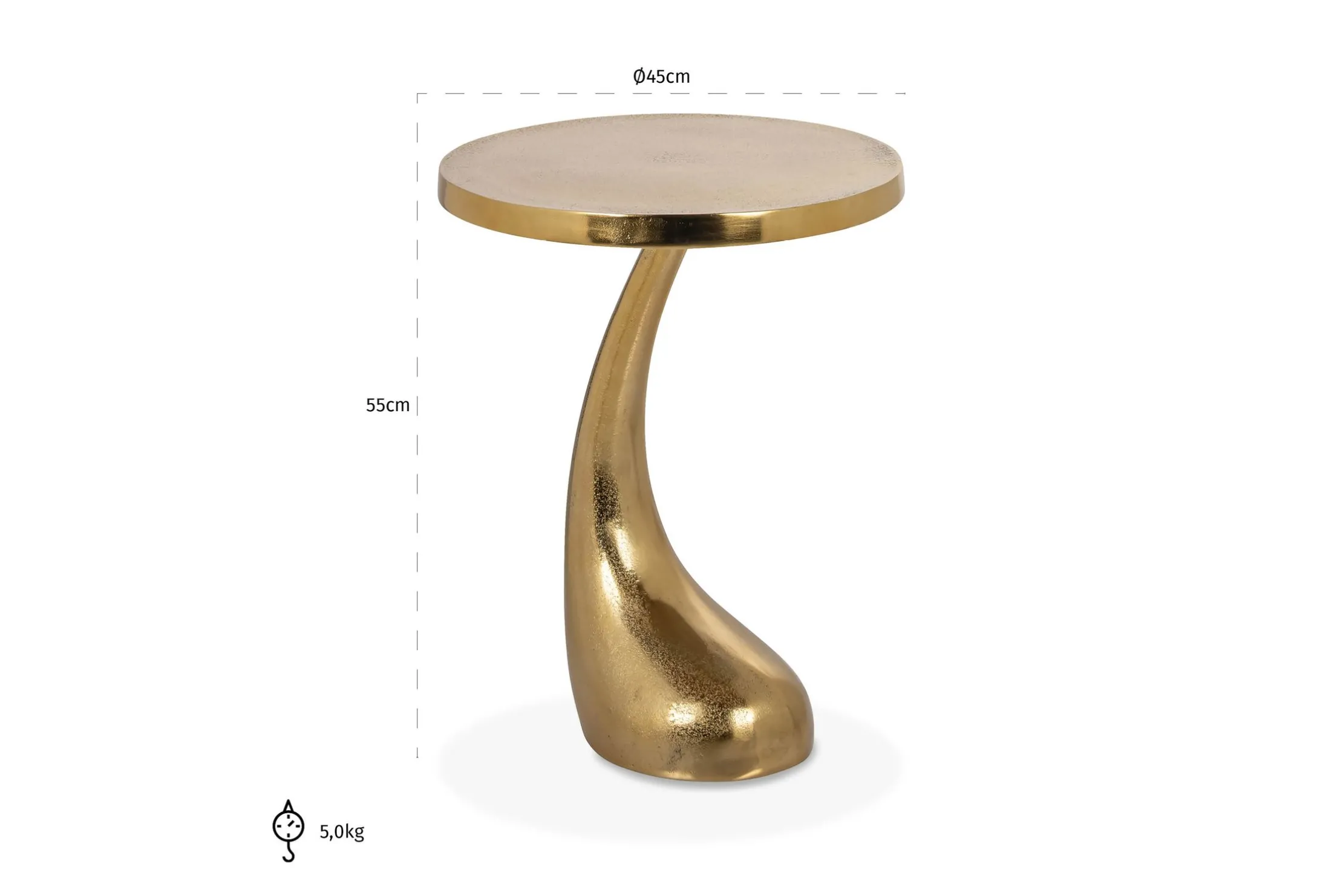 Bijzettafel 212412 Dolphin