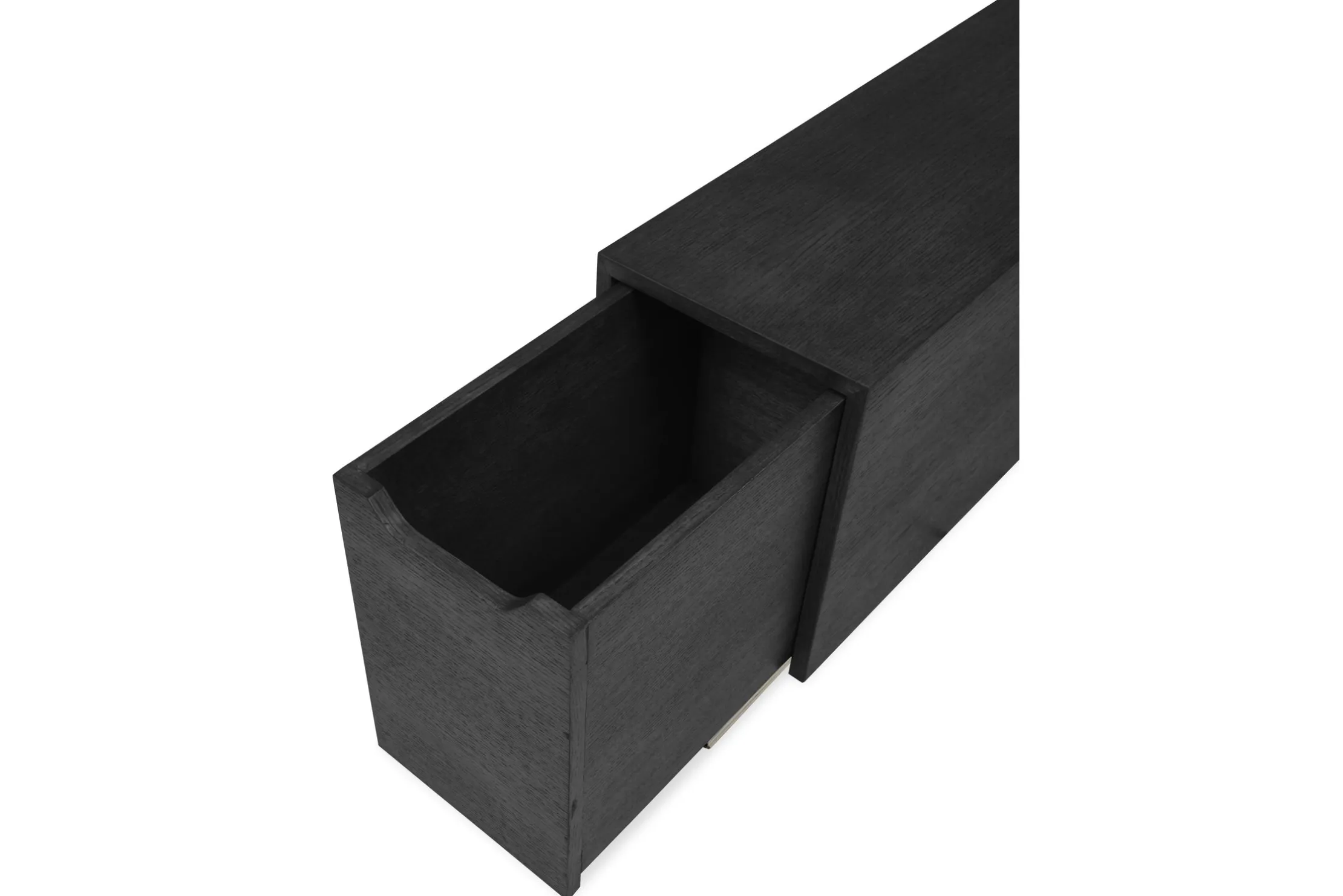 Bijzettafel zwart met lade Felix