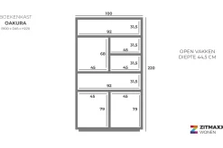 Boekenkast 210319 Oakura
