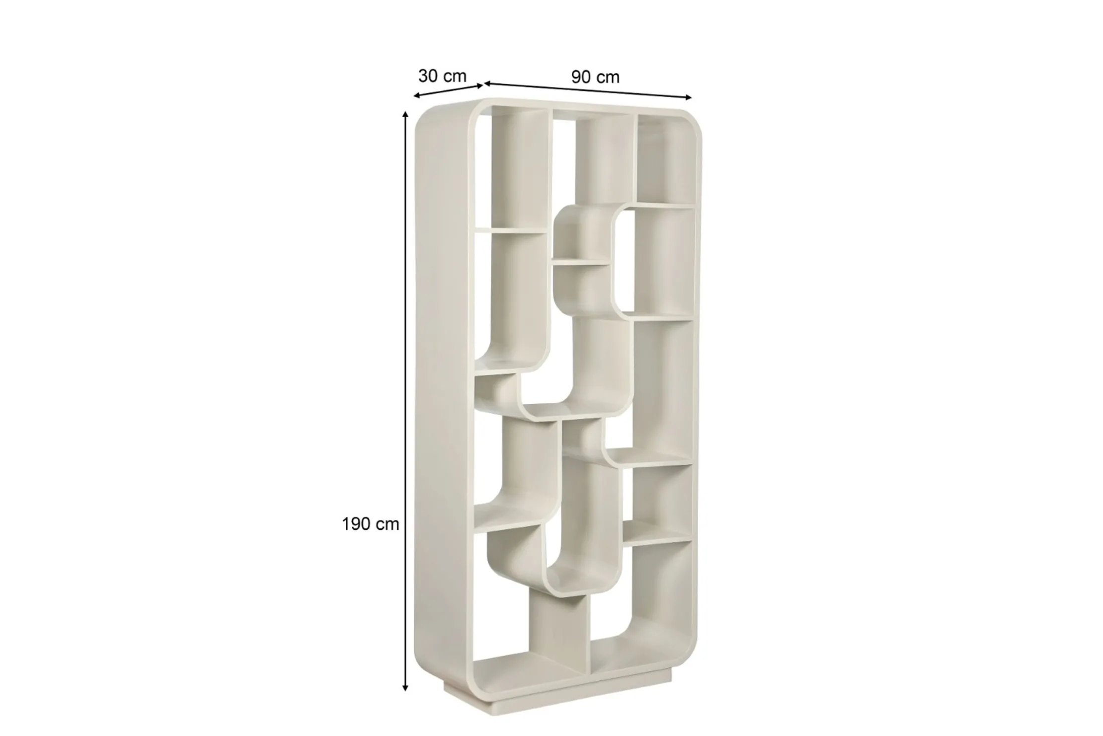 Boekenkast Off White Logan