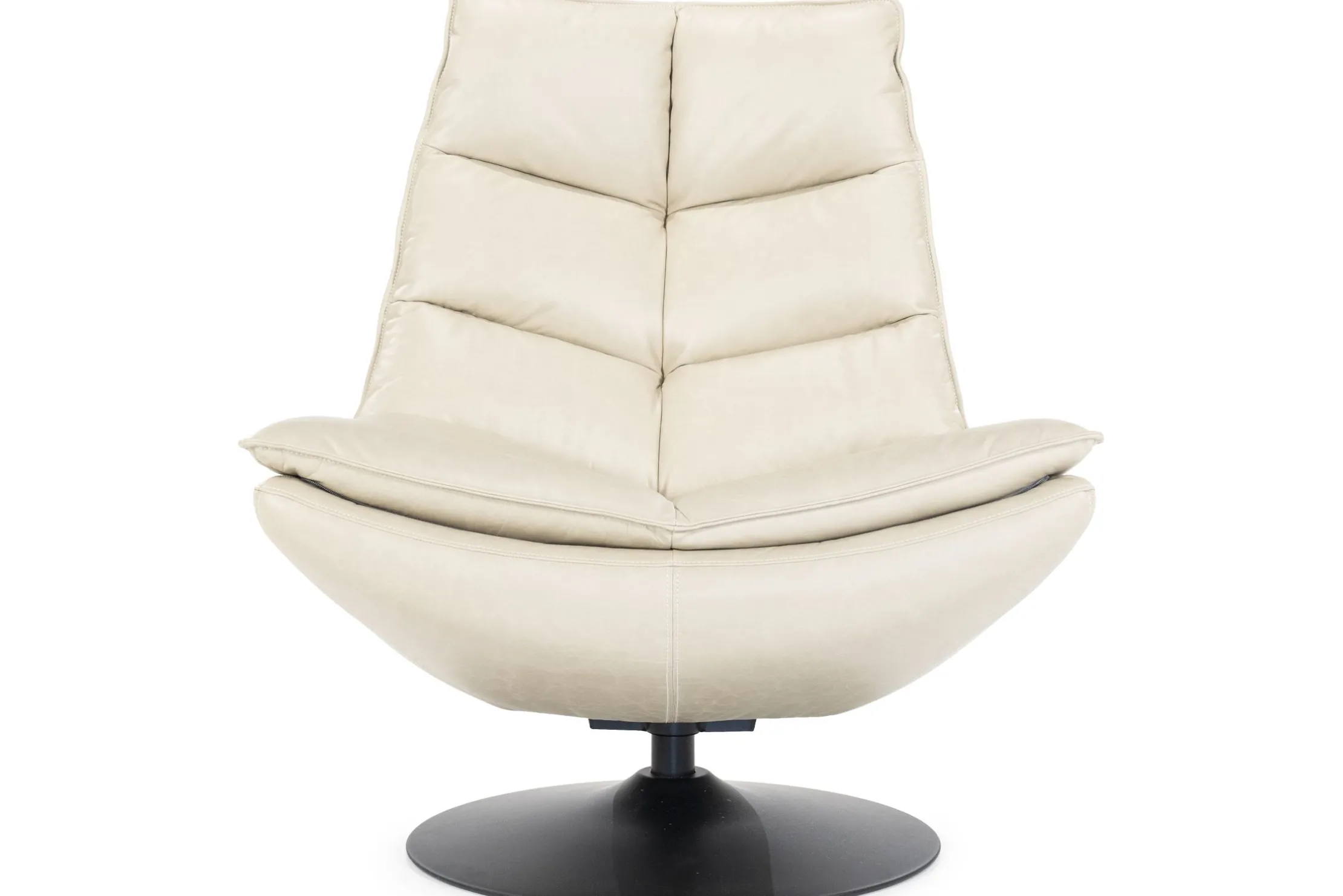 Draaifauteuil - beige boho leder | 95937 Sven