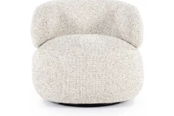 Draaifauteuil Beige 96107 Maeve