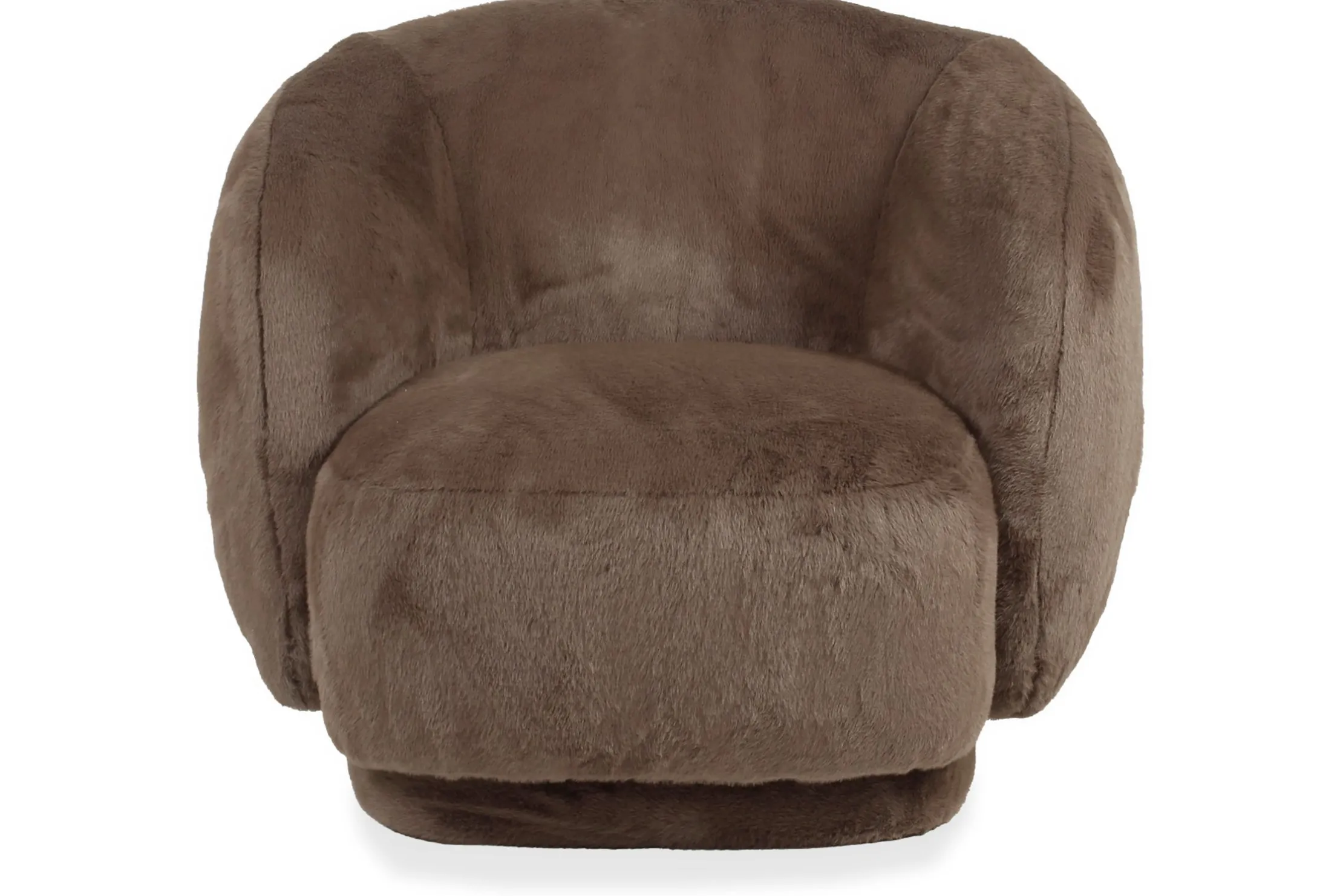 Draaifauteuil 216059 Brown Fluffy Negreslo
