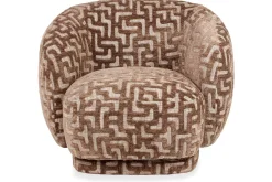 Draaifauteuil 216058 Brown Labyrinth Negreslo