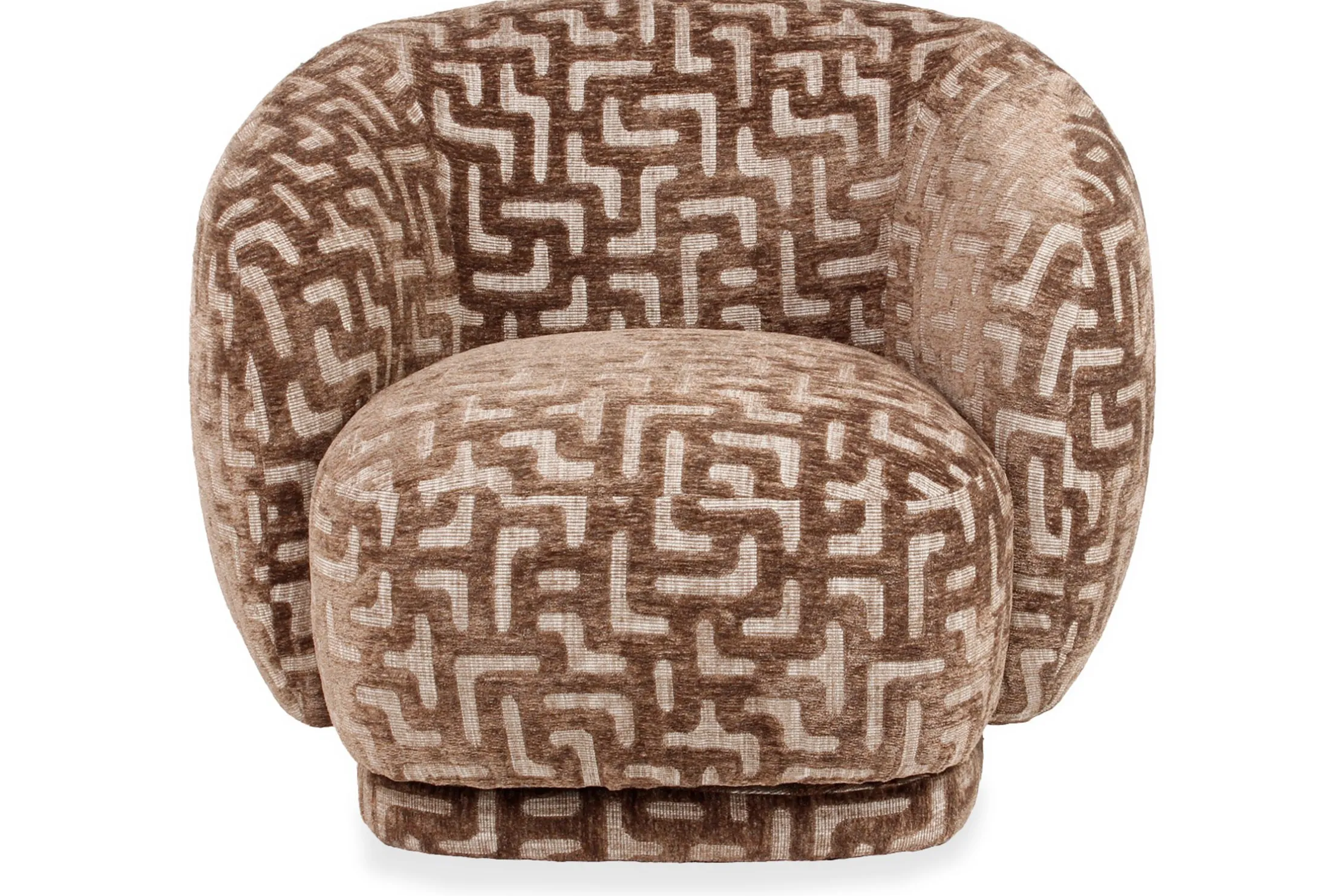 Draaifauteuil 216058 Brown Labyrinth Negreslo