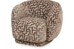 Draaifauteuil 216058 Brown Labyrinth Negreslo