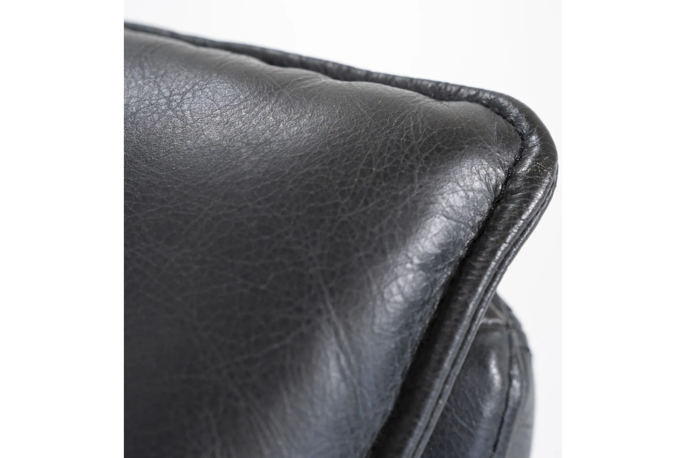 Draaifauteuil - zwart boho leder | 95939 Sven