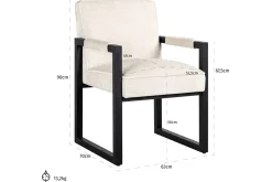 Eetkamerstoel 211666 Beck