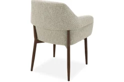 Eetkamerstoel Beige Walnut Hikari