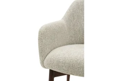 Eetkamerstoel Beige Walnut Hikari
