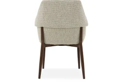 Eetkamerstoel Beige Walnut Hikari