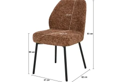 Eetkamerstoel Bordeaux Tess