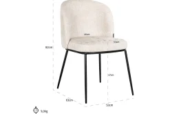 Eetkamerstoel 212339 Elvi