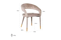 Eetkamerstoel 210753 Gia
