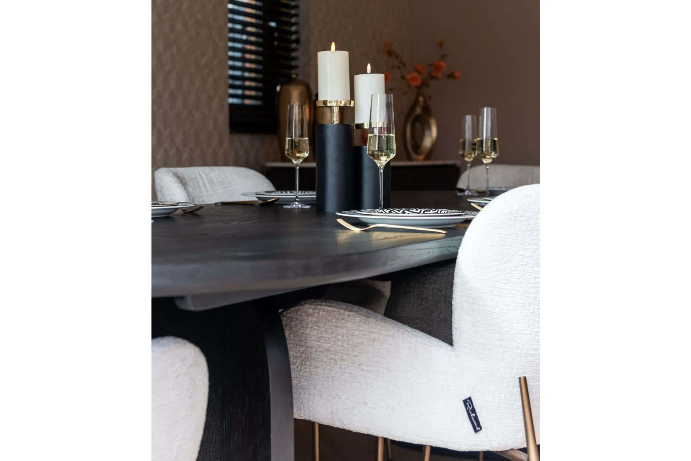 Eetkamertafel zwart Fairmont