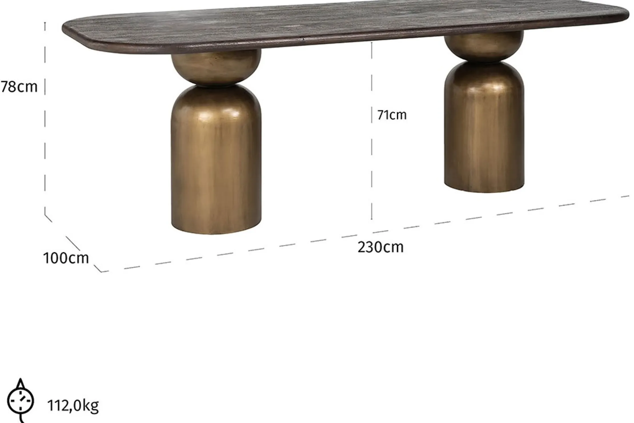 Eettafel 211828 Cavo