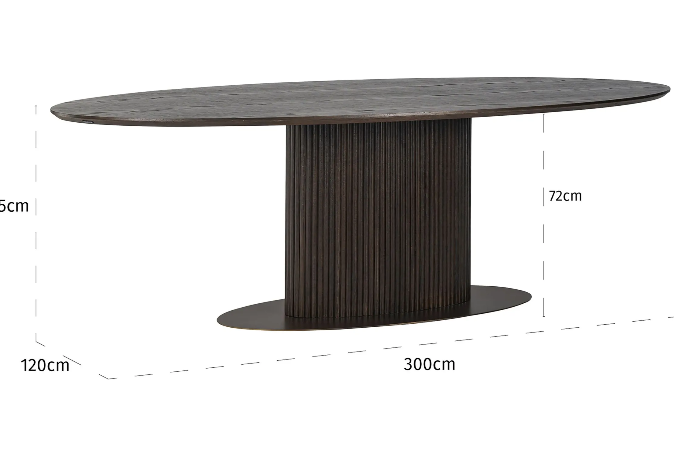 Eettafel ovaal 211261 Luxor