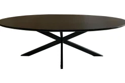Eettafel Oval Black Jesper
