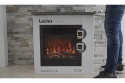 Elektrische Lucius LED haard Corner F02 Cadiz