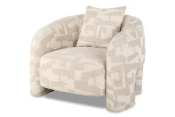 Fauteuil 213400 Beige Graffic Tuscany