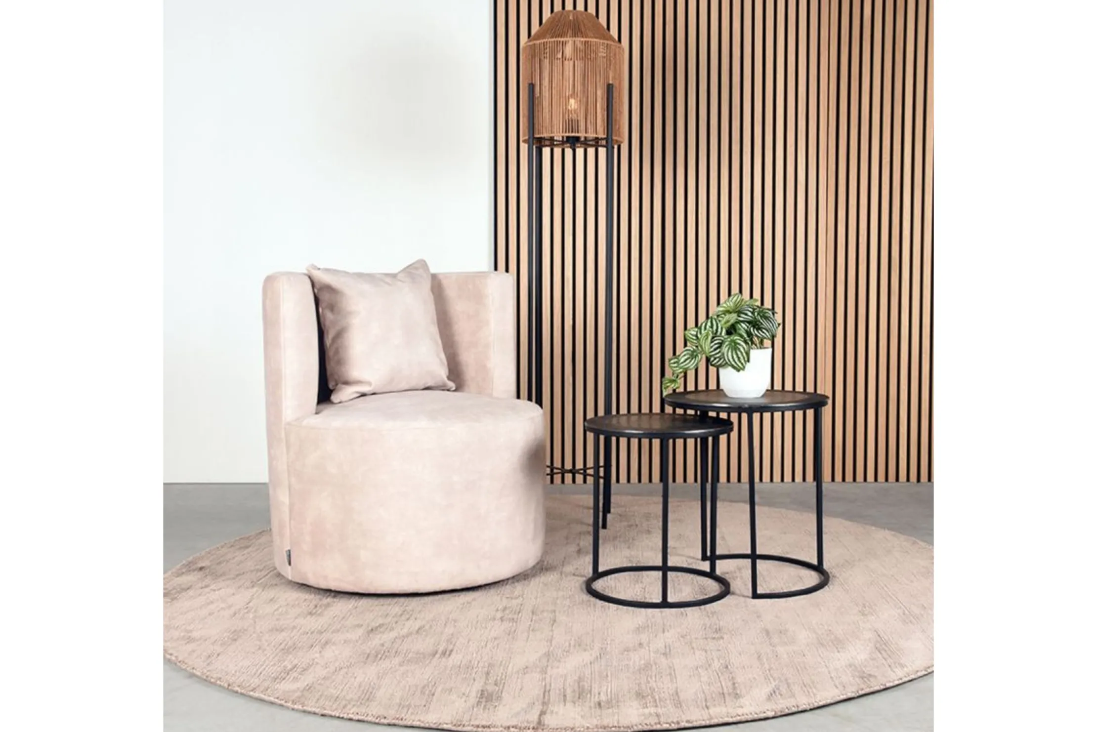 Fauteuil Naturel FU-88.006 Evy