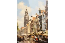 Glasschilderij Amsterdam