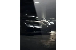 Glasschilderij Luxury Garage
