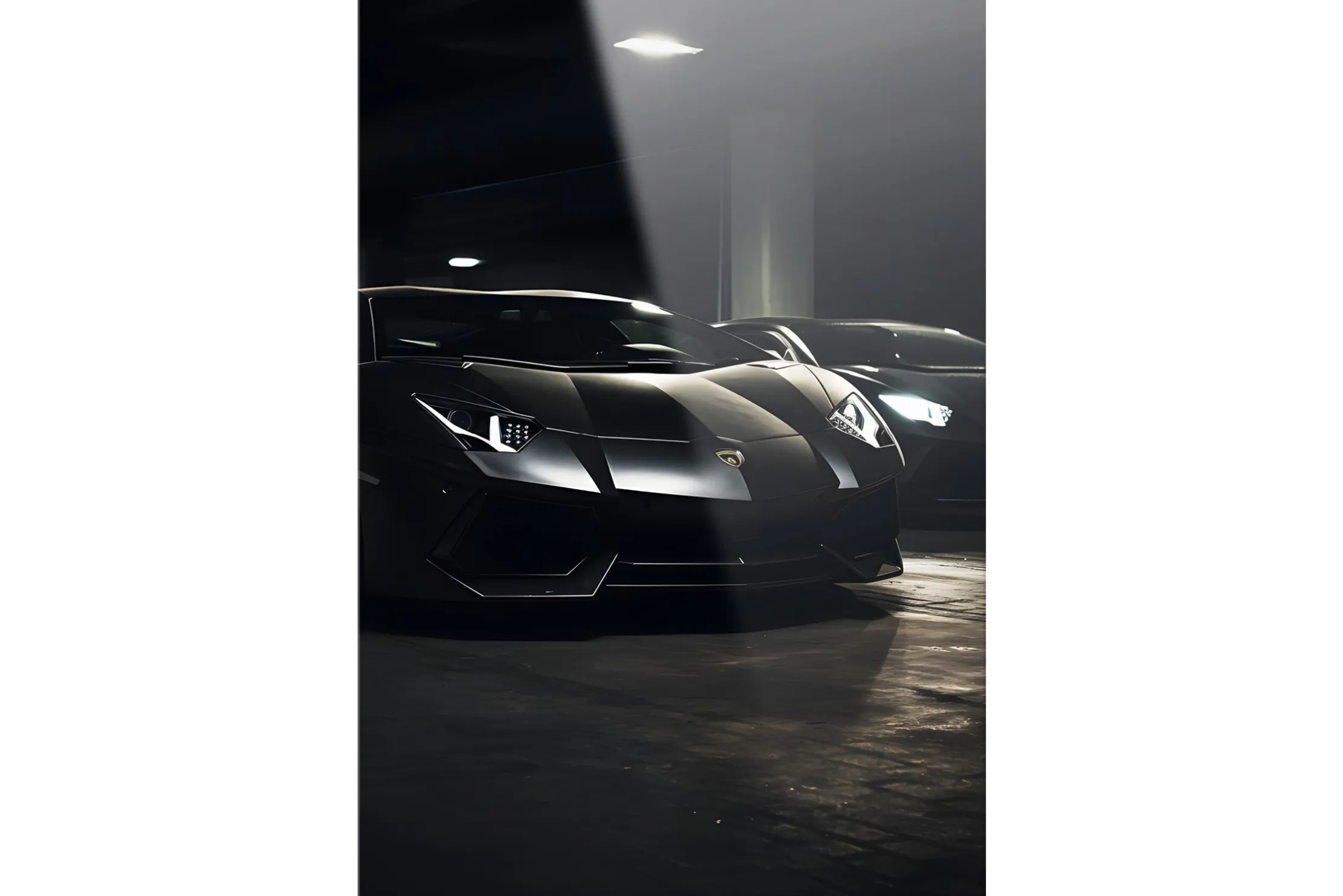 Glasschilderij Luxury Garage