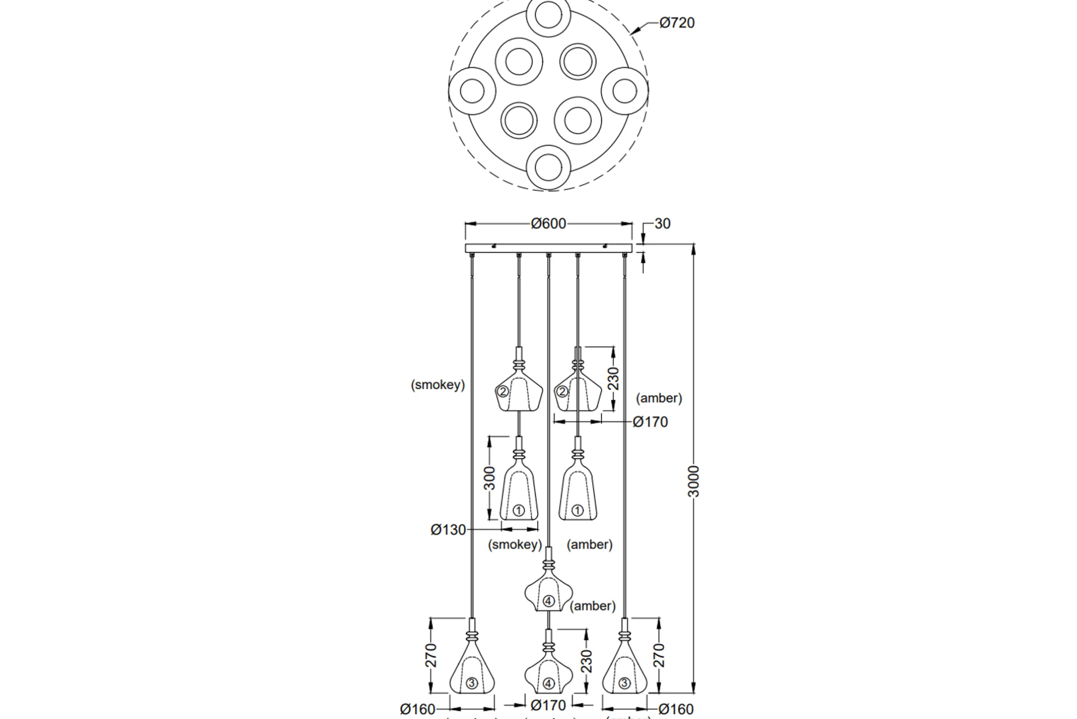 Hanglamp Aldea