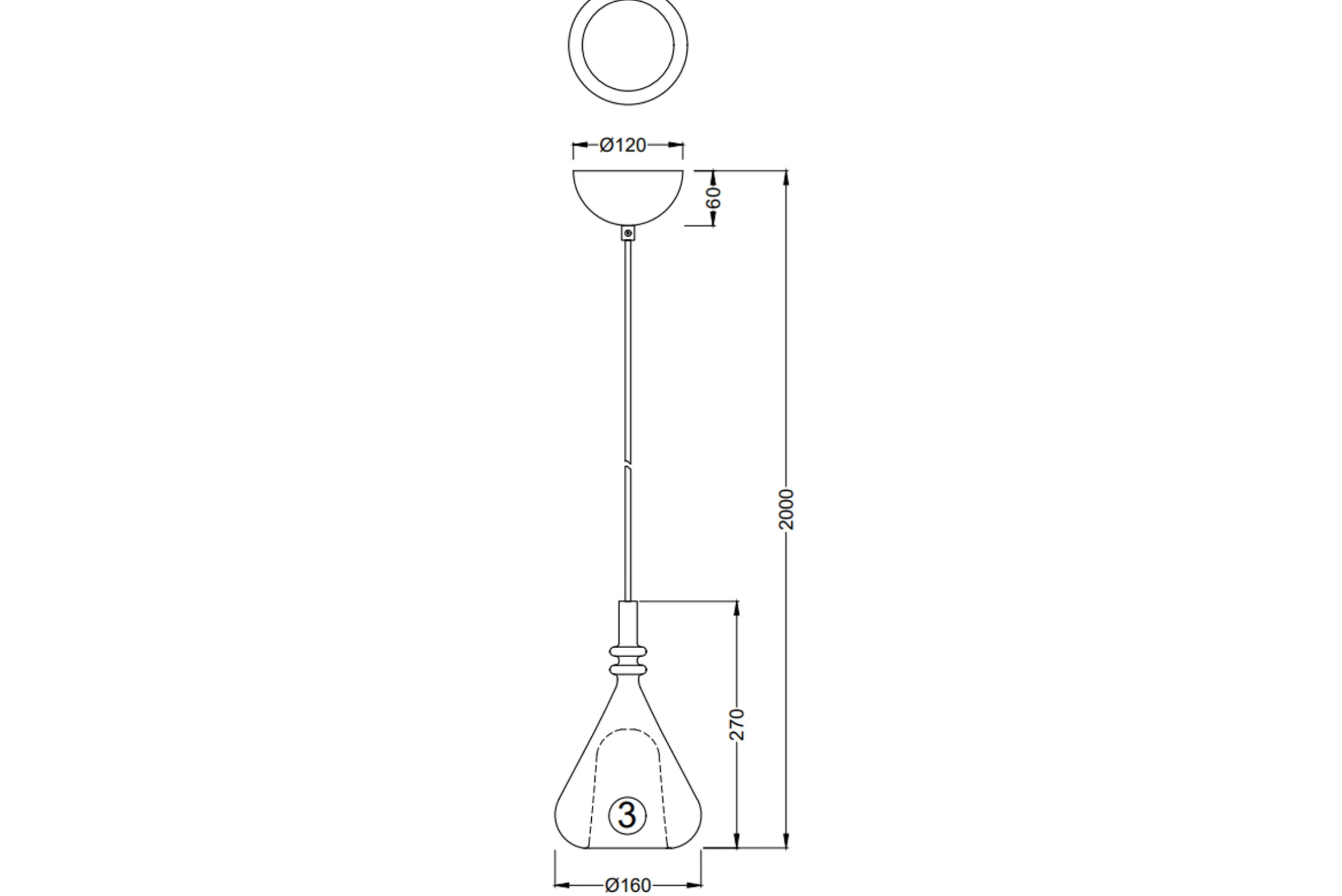 Hanglamp Aldea
