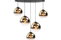 Hanglamp Amberglas Fantasy Ovaal