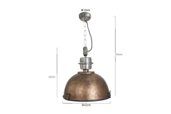 Hanglamp 7586B Bikkel