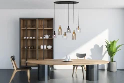 Hanglamp 36463-6BK Divine