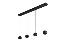 Hanglamp 1014-4BK Eindhove