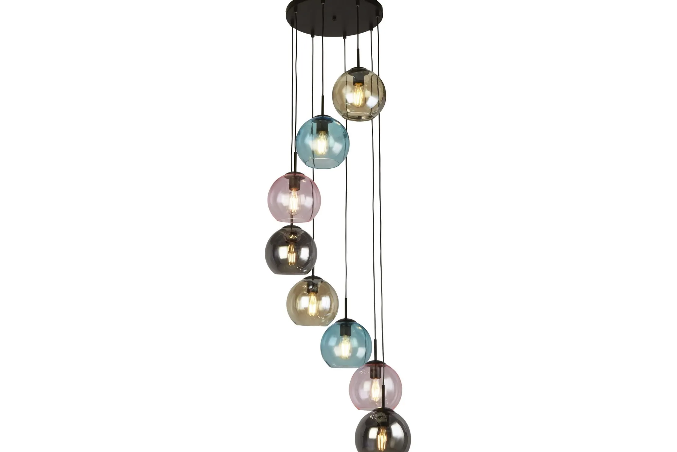 Hanglamp 94008-8BK Mardi Gras II